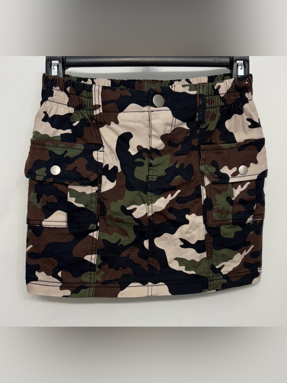 Rue21 Brown, Green, Black Camouflage Cargo Mini Skirt Women’s Size Small